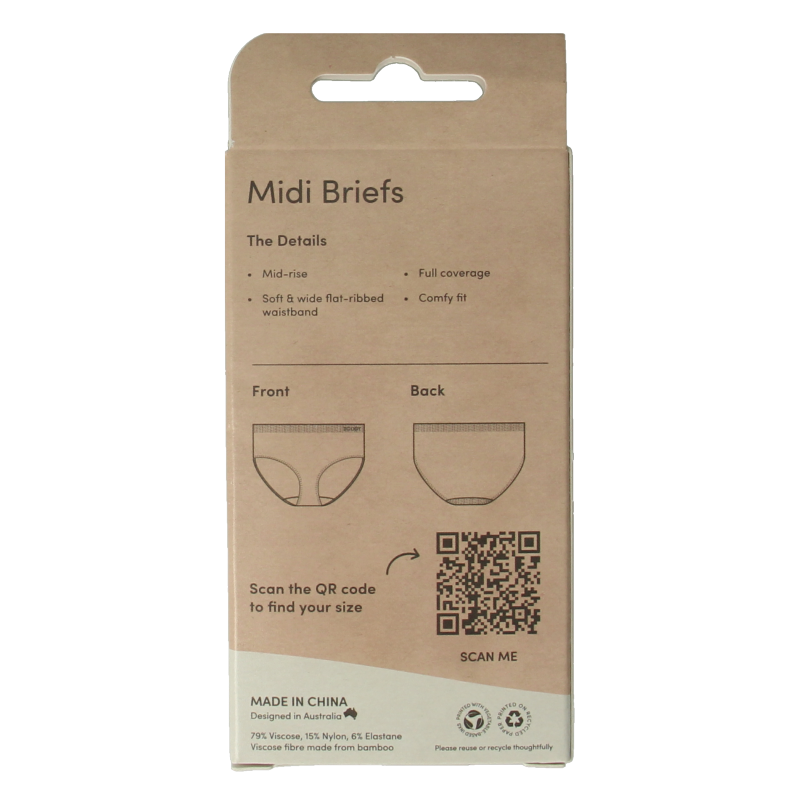 Boody Midi heupslip blush L - Afbeelding 3