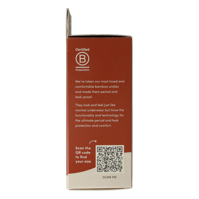 Boody Menstruatieondergoed bikinislip zwart norm/hevig M - Afbeelding 2