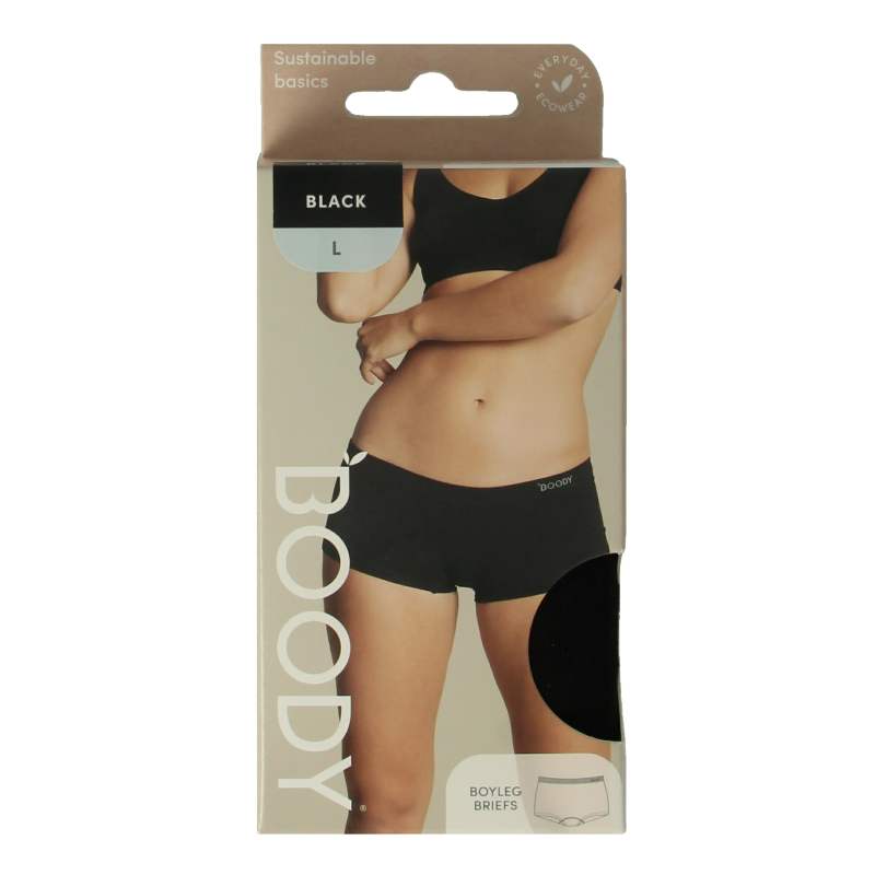 Boody Boyleg damesslip zwart L