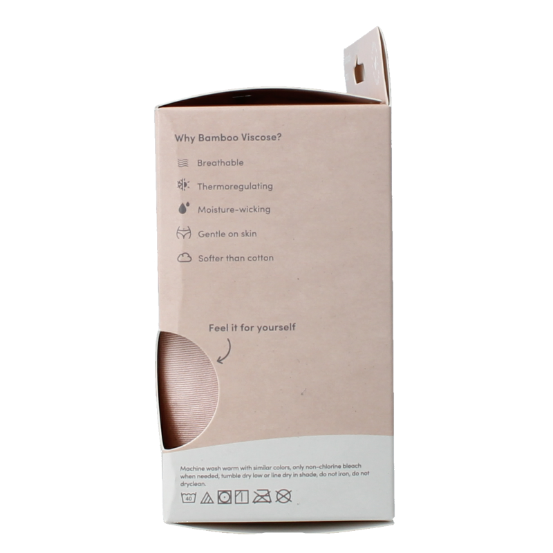 Boody Padded shaper crop BH blush L - Afbeelding 4