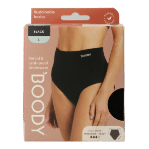 Boody  Menstruatieondergoed tailleslip zwart normaal L