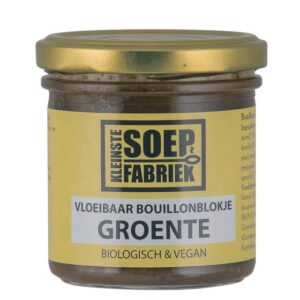 Kleinstesoepfabriek Vloeibare bouillonblokjes groente bio