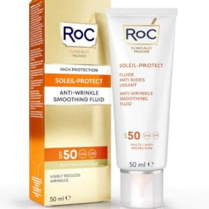 ROC Soleil protect anti wrinkle smoothing fluid SPF50+