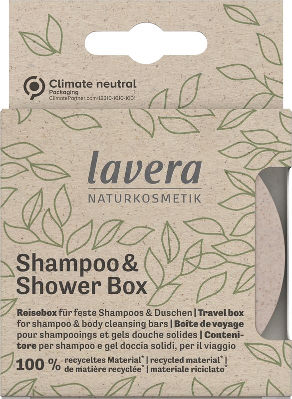 Lavera Shampoo & shower box leeg/boite de voyage