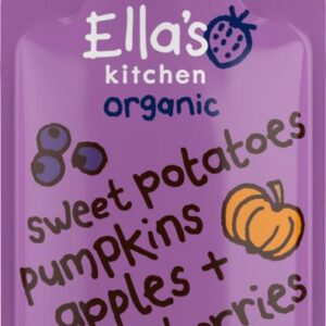 Ella's Kitchen Sweet potato pumpkin apple blueberrry 4+ mnd bio