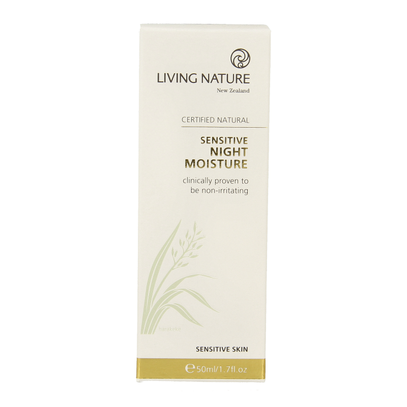 Living Nature Nachtcreme gevoelige huid