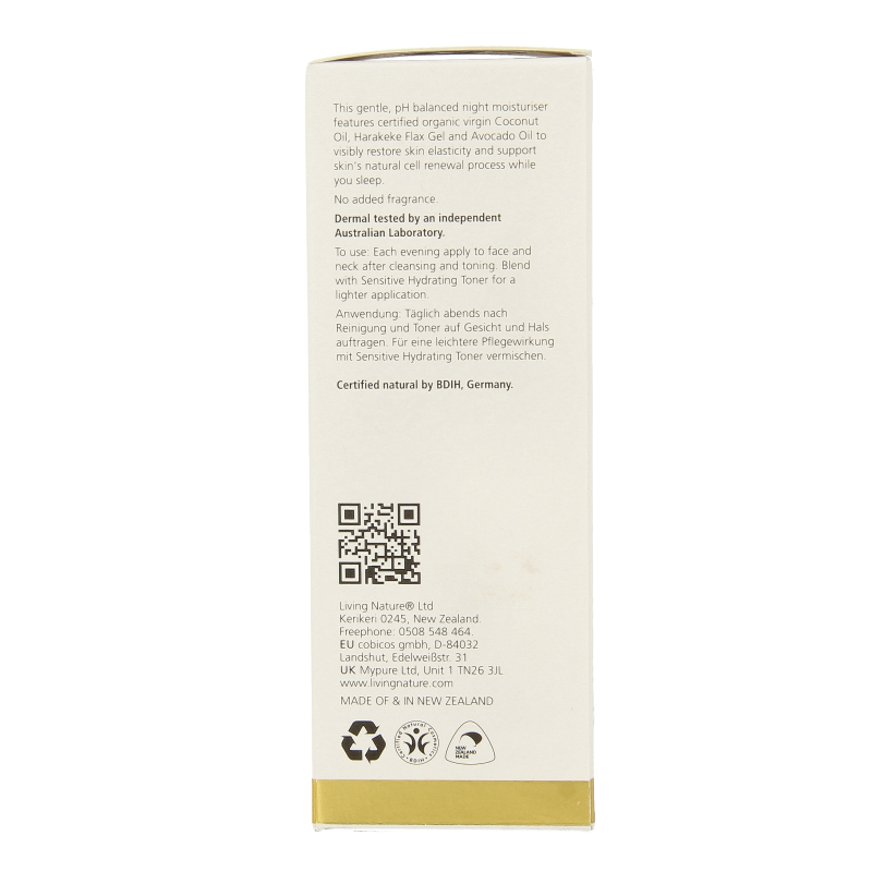 Living Nature Nachtcreme gevoelige huid - Afbeelding 5