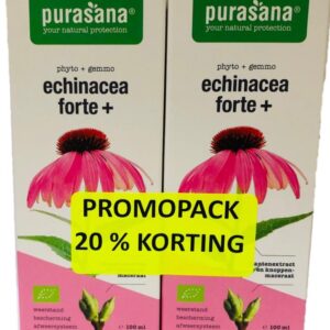 Purasana Echinacea forte+ promo pack bio