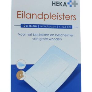 Hekaplast Eilandpleister 10 x 15cm steriel