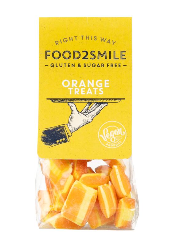 Food2Smile Orange treats suikervrij glutenvrij lactosevrij