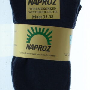 Naproz Thermo sokken blauw maat 35-38