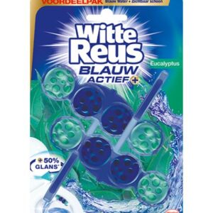 Witte Reus Toiletblok blauw actief eucalyptus