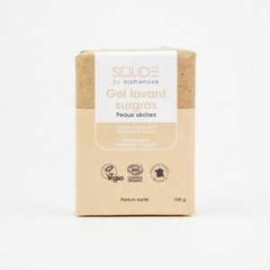 Alphanova Solide Cleansing bar bio  gel droge huid sheabutter