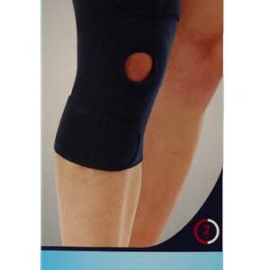 Emdee Knieband met stabilizers blauw