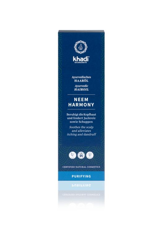 Khadi Ayurvedic hair oil neem harmony