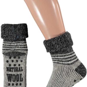 Apollo Slofsok grijs motief 39-42