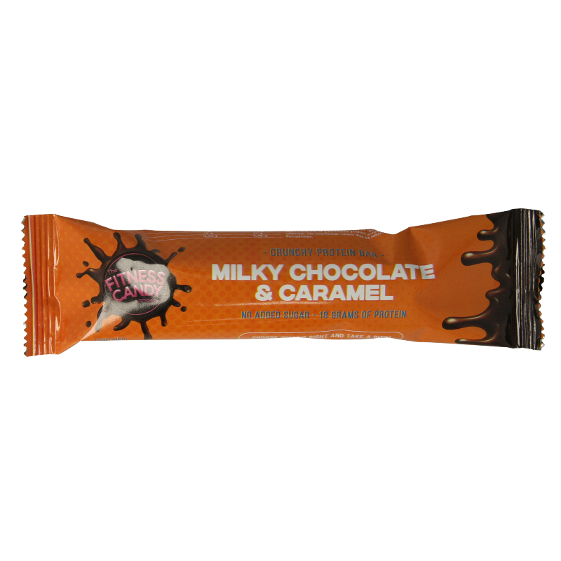The fitness candy company Milky chocolate & caramel