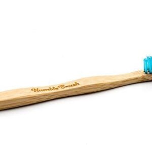The Humble Co Tandenborstel bamboe kids blauw brush soft