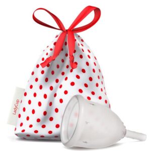 Ladycup Menstruatiecup transparant maat S 40mm