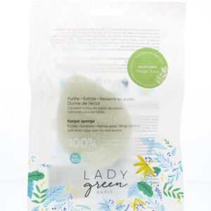 Lady Green Konjac gezichtsspons aloe vera