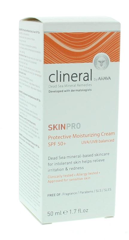 Ahava Clineral Skinpro protective moisturiser SPF50