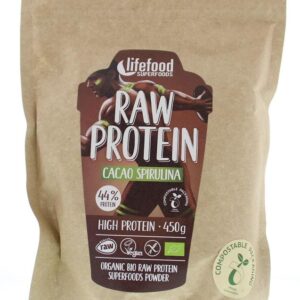 Lifefood Protein poeder cacao spirulina raw bio