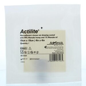 Advancis Actilite manuka non adhesive 10 x 10