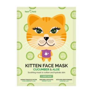 Montagne Kitten sheet face mask cucumber & aloe
