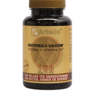 Artelle Oesterkalk 1200mg, calcium + vitamine D3