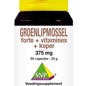SNP Groenlipmossel forte + vitamines + koper