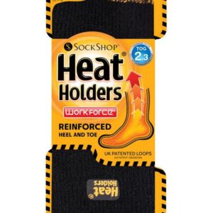 Heat Holders Mens workforce socks maat 6-11 black