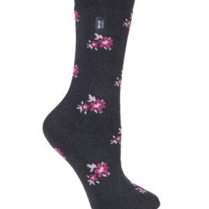 Heat Holders Ladies ultra lite socks maat 4-8 bellis charcoal