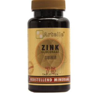 Artelle Zink gluconaat 25mg