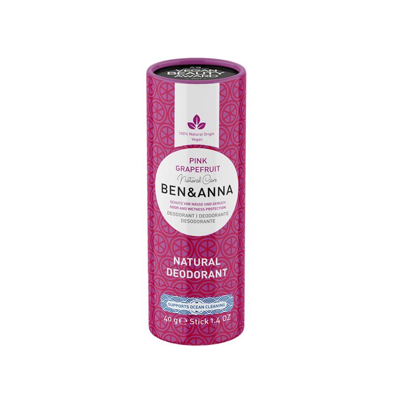 Ben & Anna Deodorant pink grapefruit papertube