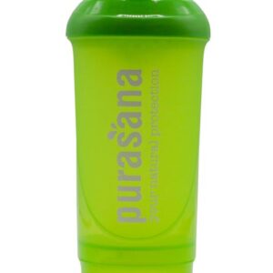 Purasana Plastic shaker wave 500ml groen
