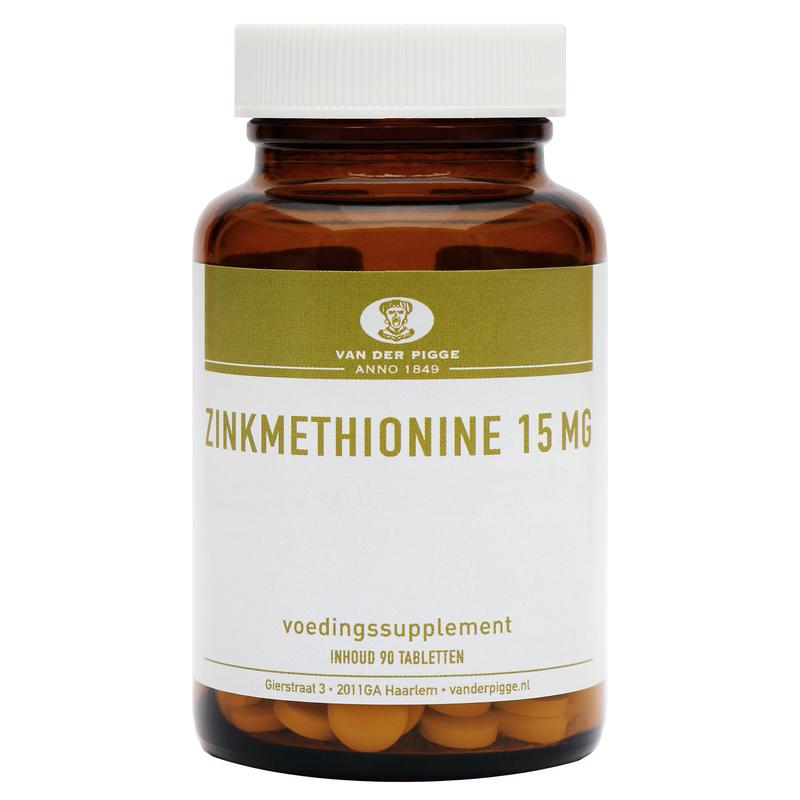 van der Pigge Zinkmethionine 15mg