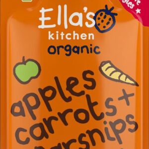 Ella's Kitchen Apples carrots & parsnips 4+ maanden knijpz bio