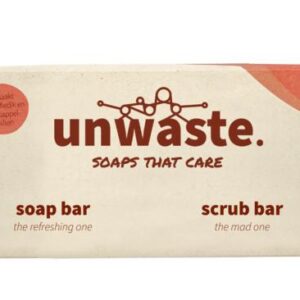 Unwaste  Duopack soap bar & scrub bar
