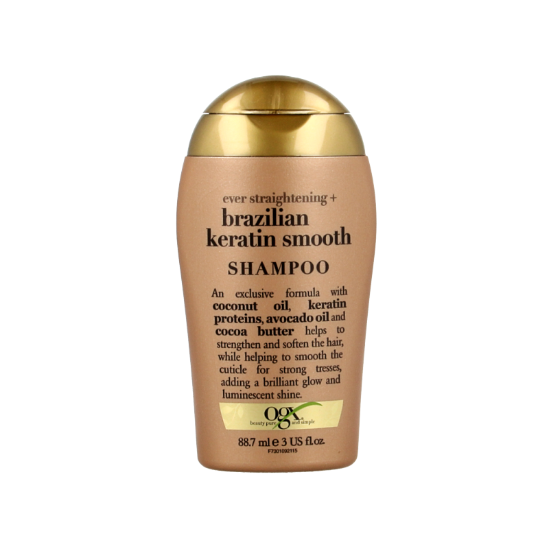 OGX Travelsize brazilian keratin smooth shampoo