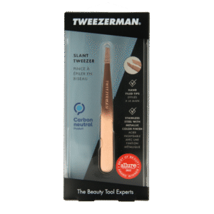Tweezerman Slant tweezer rose goud
