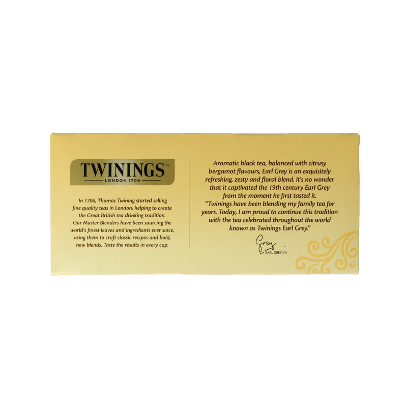 Twinings Earl grey decaf envelop zwart - Afbeelding 3