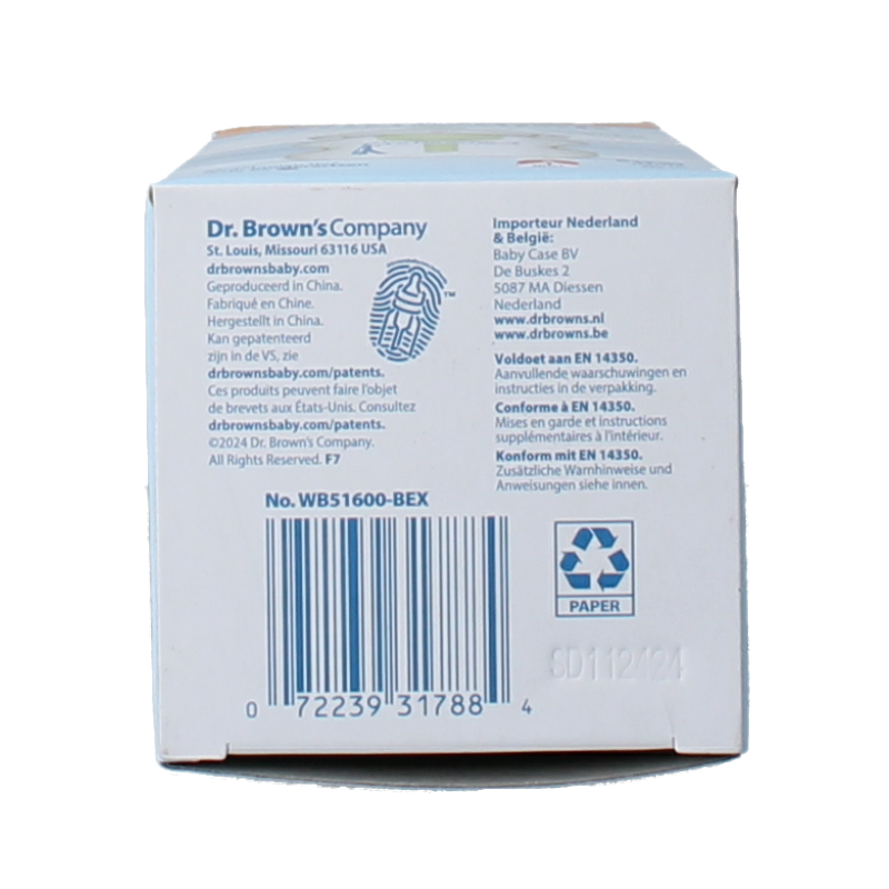Dr. Brown's Options+ brede halsfles 150ml - Afbeelding 5
