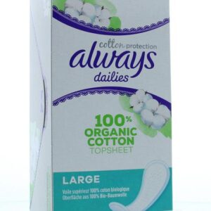 Always Dailies cotton protection inlegkruisjes large