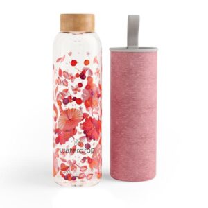 Waterdrop  Glazen drinkfles relax 600ml