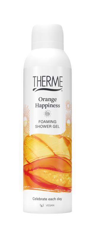 Therme Orange happiness foaming showergel