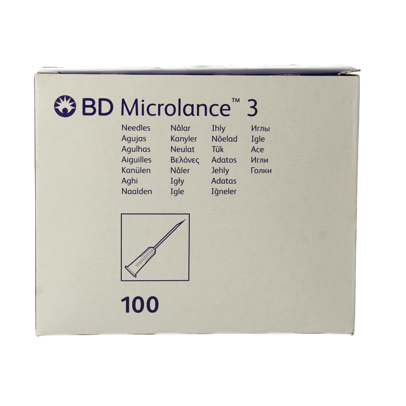 Becton Injectienaald B/D microlance 0.80 x 40