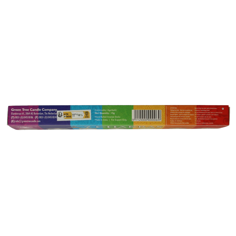 Green Tree Wierookstokjes 7 chakra - Afbeelding 3