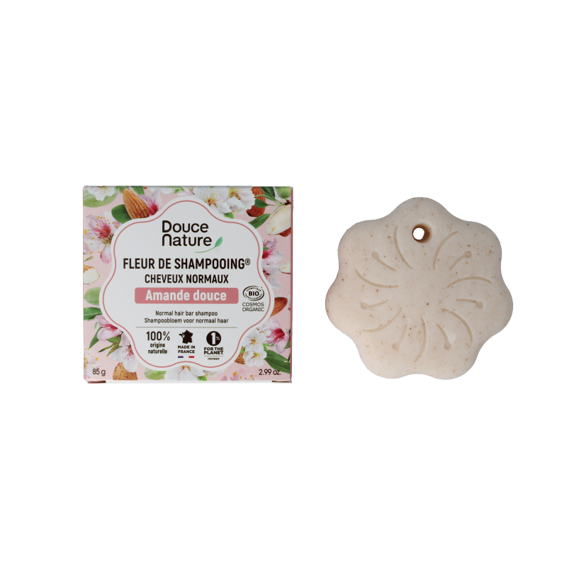 Douce Nature Shampoo bar normaal haar met zoete amandel bio - Afbeelding 2