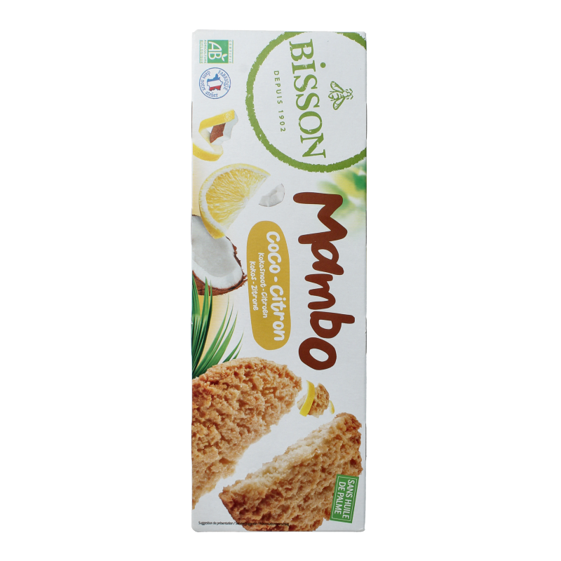 Bisson Zandkoekje kokos citroen bio - Afbeelding 3