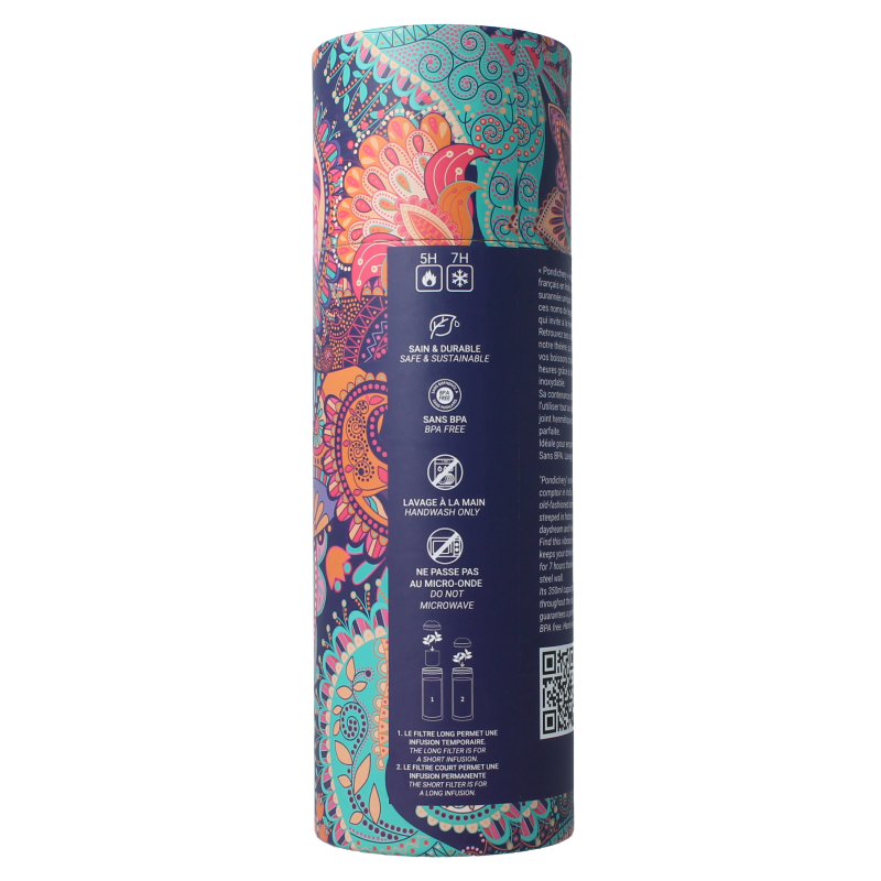 Yoko Drinkfles pondicherry & theefilter 350ml - Afbeelding 3